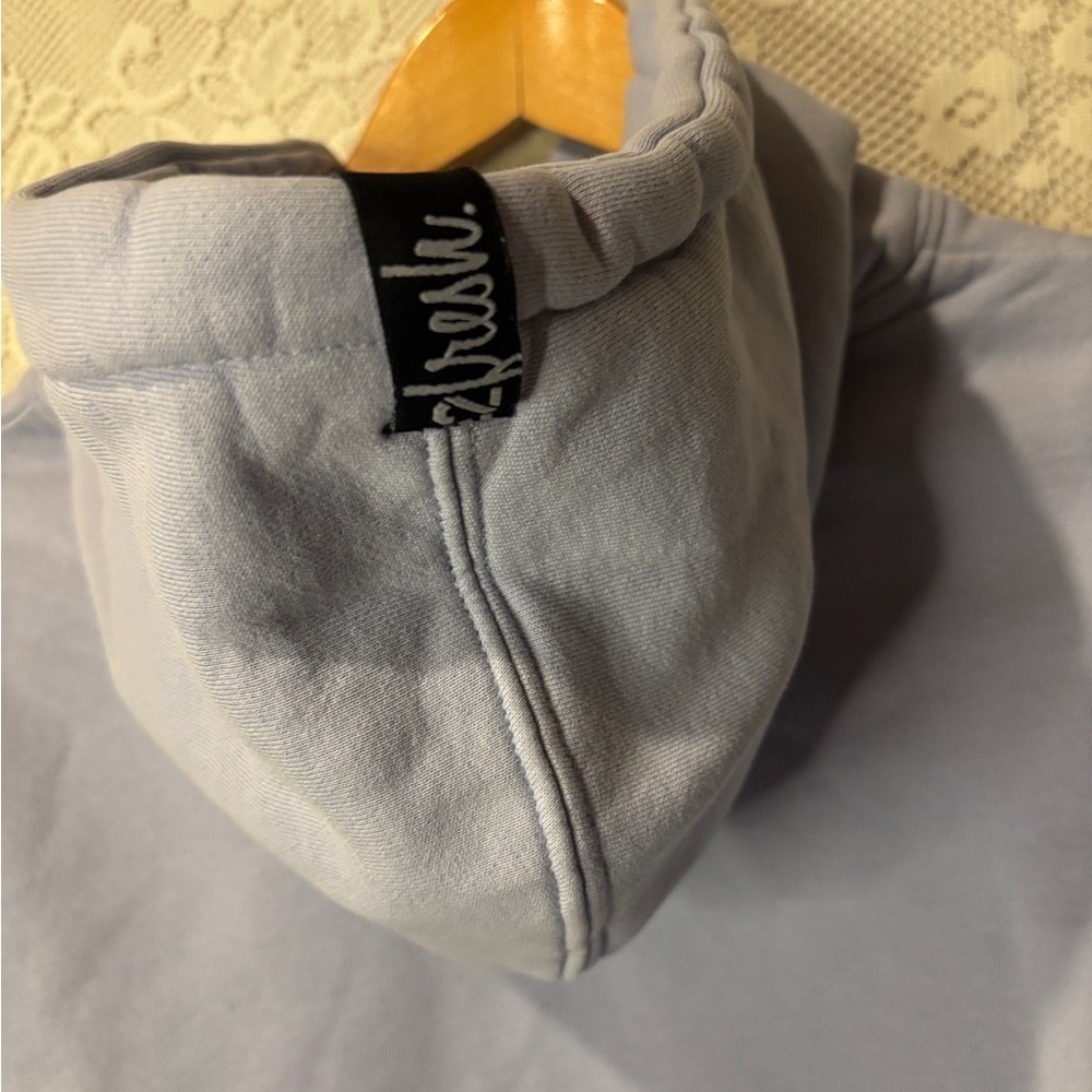 ZZ Fresh NHL Oilers hoodie in baby blue - Picture 6 of 6
